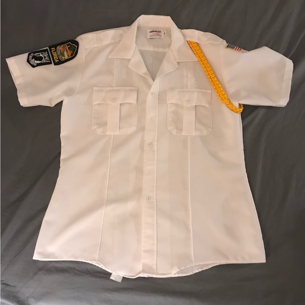Sailors authentic short sleeve button down shirt